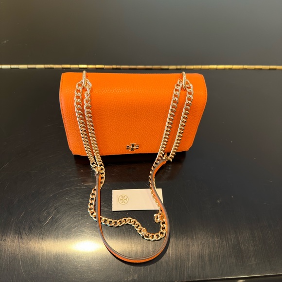 NWT Authentic Luxury Preppy Minimalist Tory Burch Carter Shrunken Shoulder Bag - Picture 4 of 16